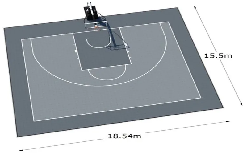 Kích thước sân bóng rổ chuẩn theo FIBA và NBA mới nhất