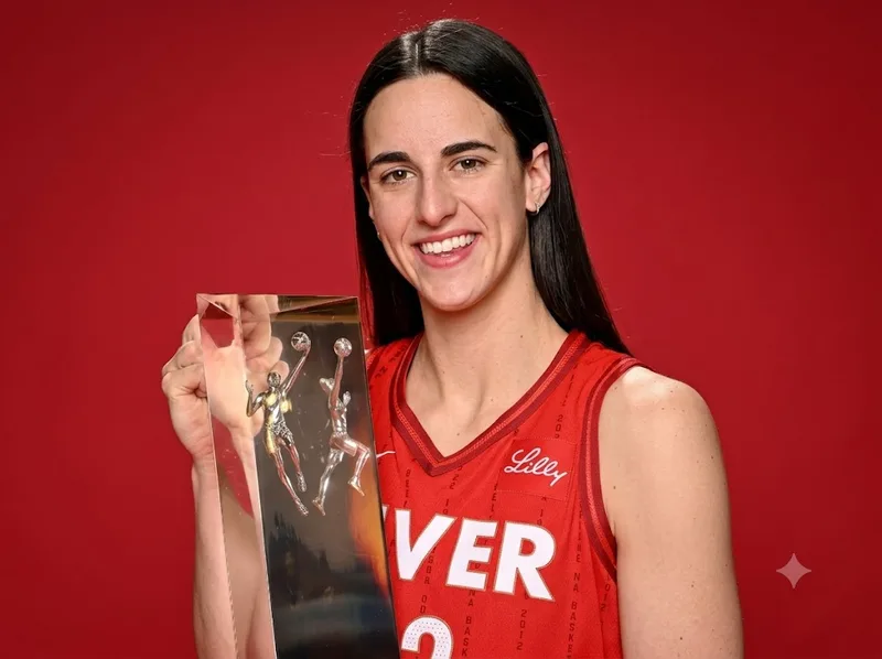 Caitlin Clark giành danh hiệu Tân binh xuất sắc nhất WNBA 2024.