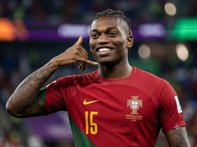 Rafael Leao là tiền đạo cánh nổi bật của bóng đá Bồ Đào Nha